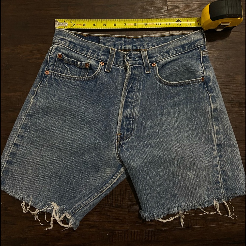 Levi’s 501 high rise shorts